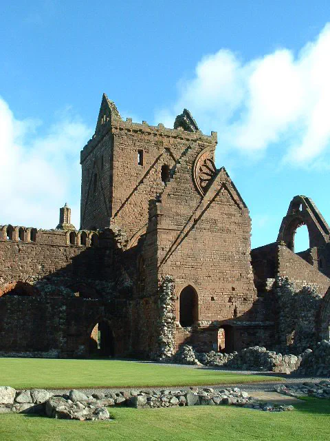 Sweetheart Abbey, near Dumfries, founded by Devorguilla, mother of John Balliol